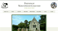Desktop Screenshot of friendsofnorthwoodcemetery.org.uk